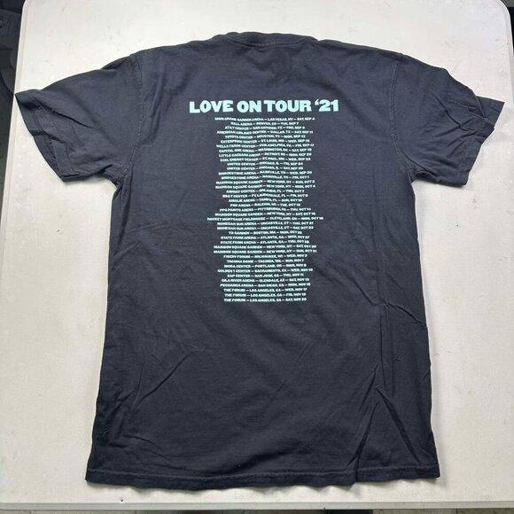 NEW Comfort Color Harry Styles Love On Tour '21 Black Tee Shirt - Picture 2 of 2